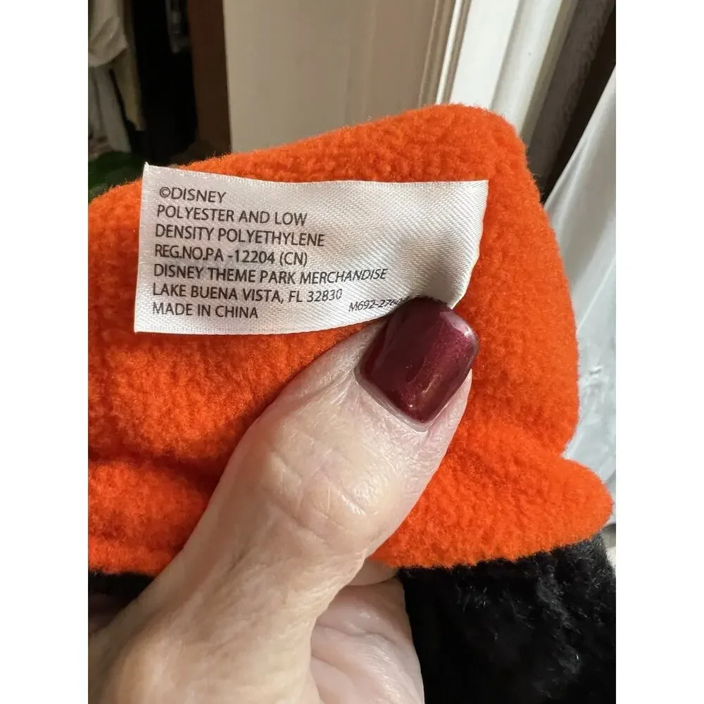 Disney Parks Minnie Mouse Polka dots Bow Plush Hat Ears w Scarf Mittens One Size - Picture 7 of 7